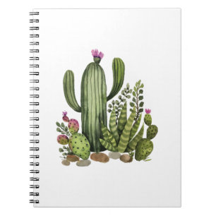 Carnet Aquarelle de Cactus
