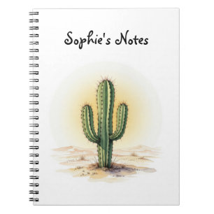 Carnet aquarelle de Cactus