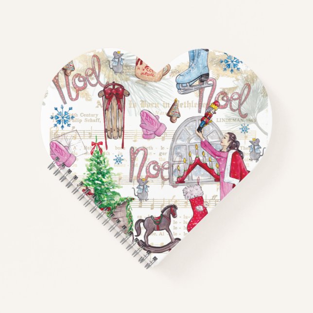 Carnet Aquarelle de Noël Fairy Tale (Devant)