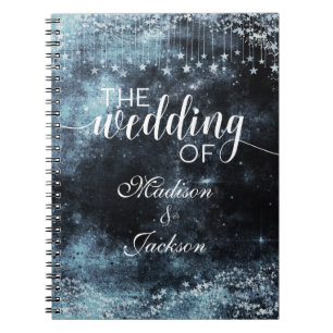 Carnet Aquarelle étoile Wedding planner céleste