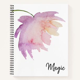 Carnet *~* Aquarelle féminine chic moderne