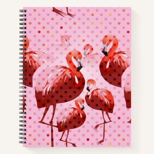 Carnet Aquarelle Flamingo Patte (Devant)