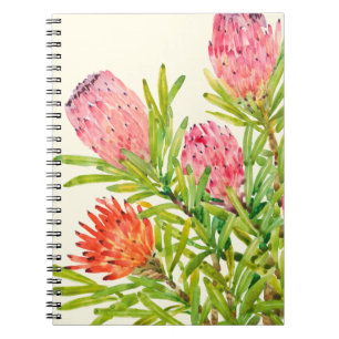 Carnet Aquarelle Fleurs tropicales