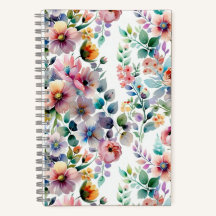 Aquarelle Floral Motif sans joint
