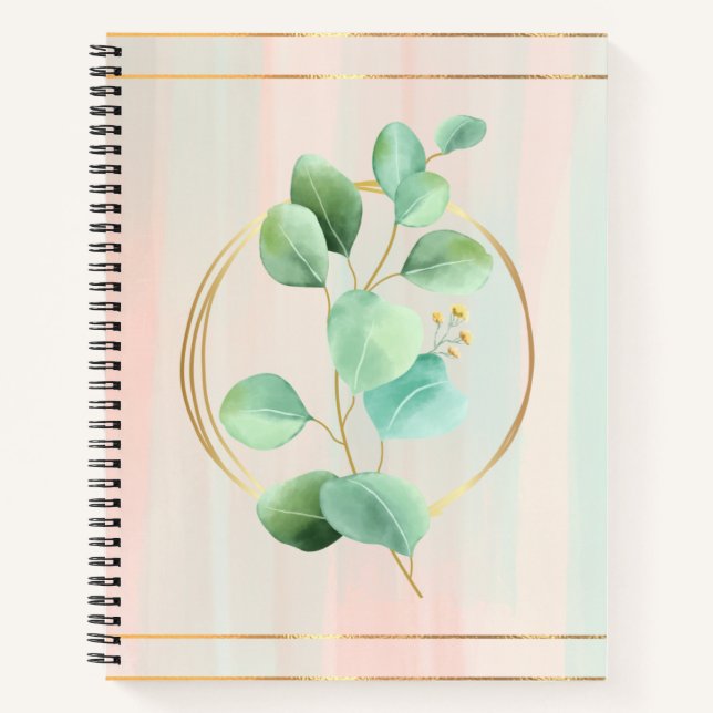 Carnet Aquarelle Florale (Devant)