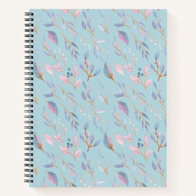 Carnet Aquarelle Florale (Devant)