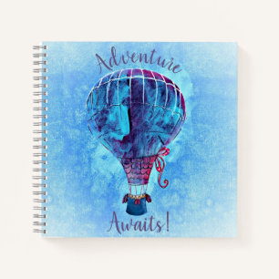 Carnet Aquarelle Hot Air Balloon Adventure Atattend