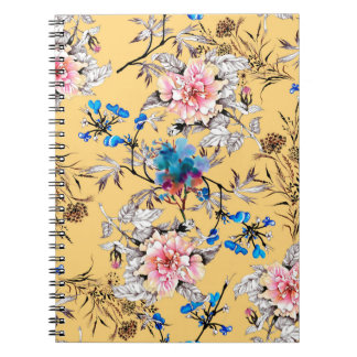 Carnet Aquarelle main dessinée sans couture motif avec be