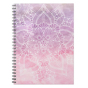 Carnet Aquarelle Mandala Guérison holistique & Spirituell
