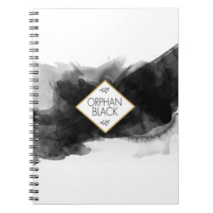 Carnet Aquarelle noire noire orpheline