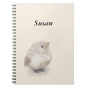 Carnet Aquarelle numérique Baby Sparrow