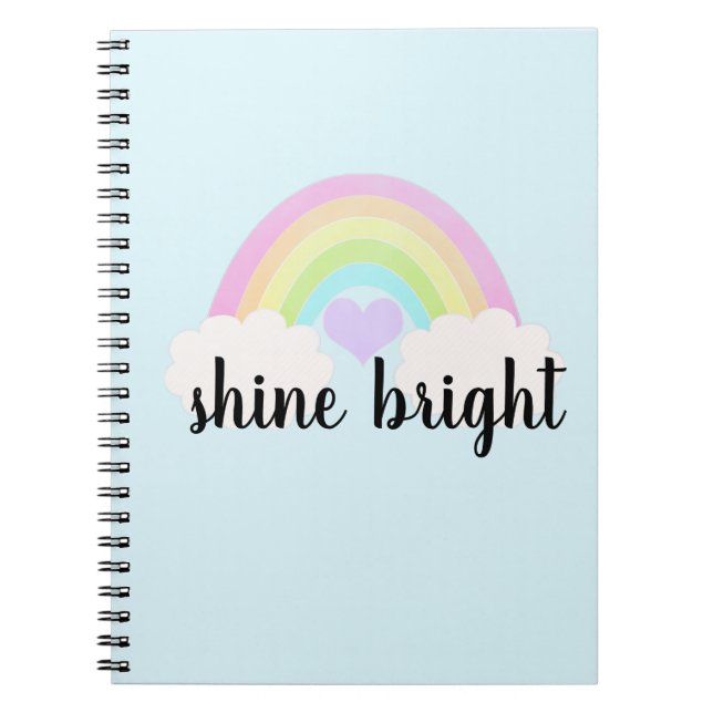 Carnet Aquarelle Pastel brillant Arc-en-ciel (Devant)