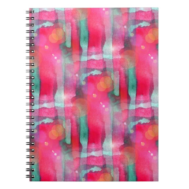 Carnet Aquarelle peinte par résumé d'éclat de Sun (Devant)