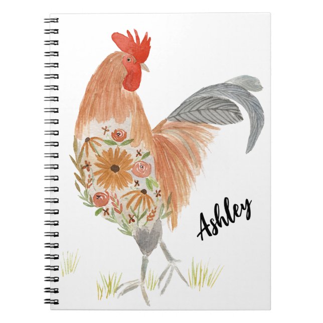 Carnet Aquarelle personnalisée (Devant)