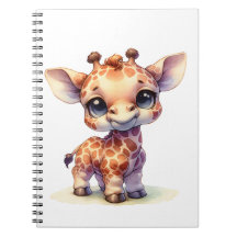 Aquarelle petite girafe