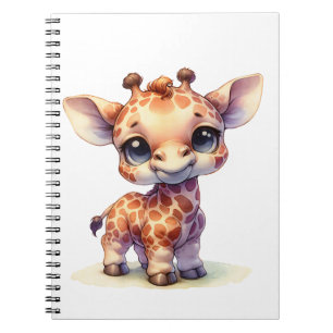 Carnet Aquarelle petite girafe