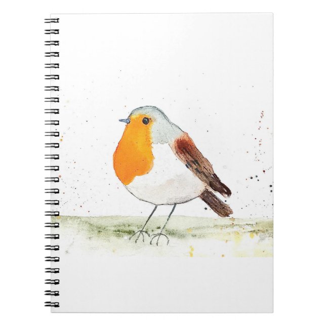 Carnet Aquarelle Robin (Devant)