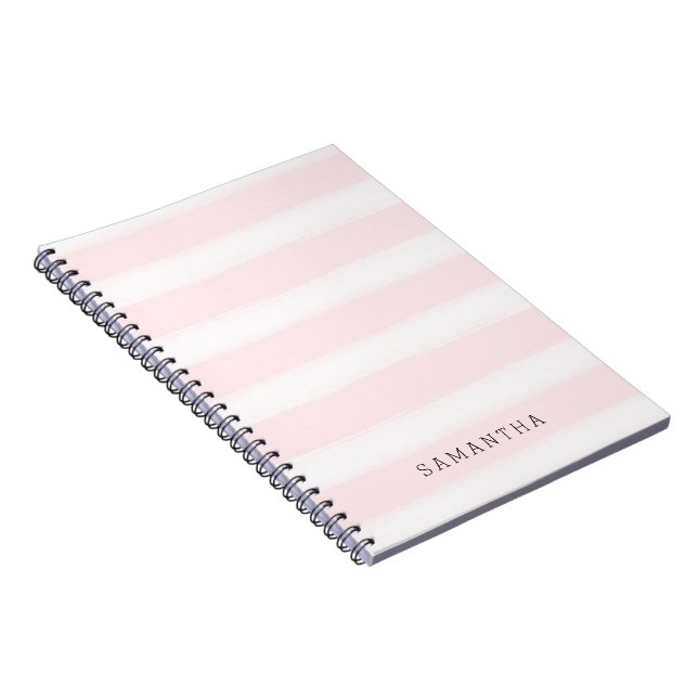 Carnet Aquarelle rose doux (Côté Droit)