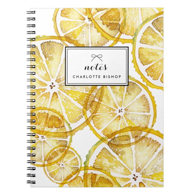 Carnet Aquarelle rustique Filières Motif personnalisé (Devant)