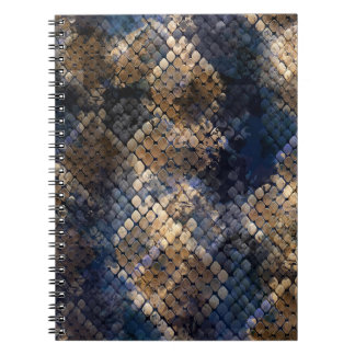 Carnet Aquarelle Sauvage Snakeskin Design transparent