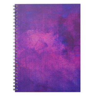 Carnet Aquarelle violette et rose Arrière - plan Abstrait