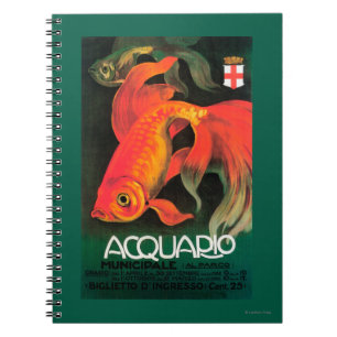 Carnet Aquarium et affiche promotionnelle de parc
