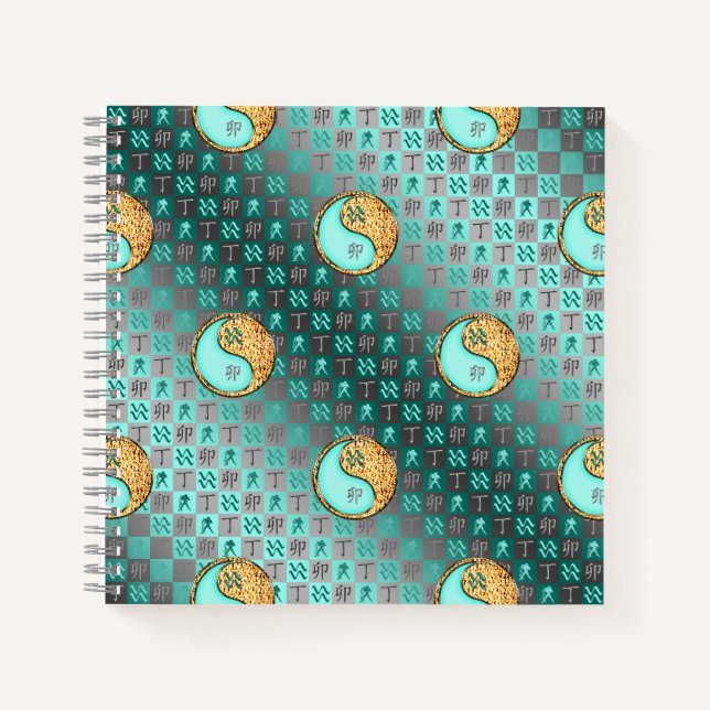 Carnet Aquarius & Fire Rabbit (Devant)