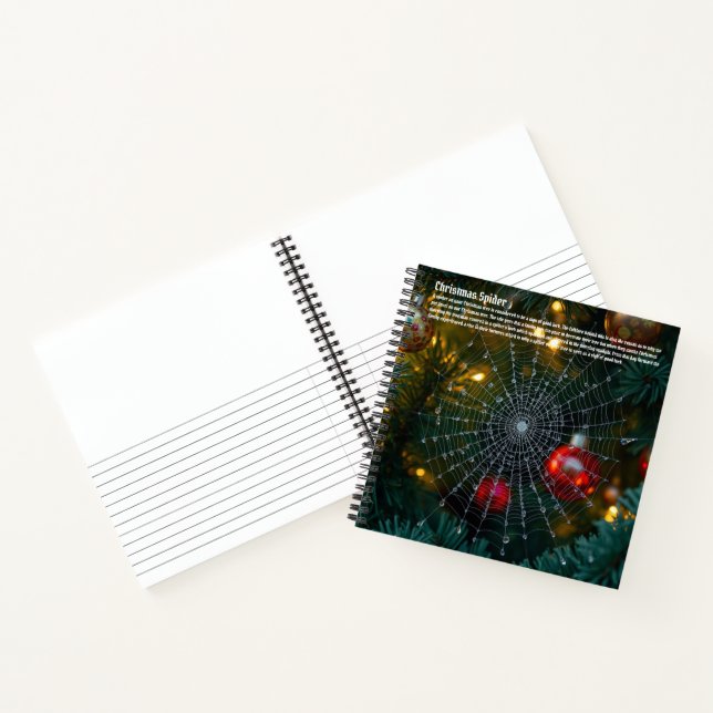 Carnet Araignée de Noël (Intérieur)