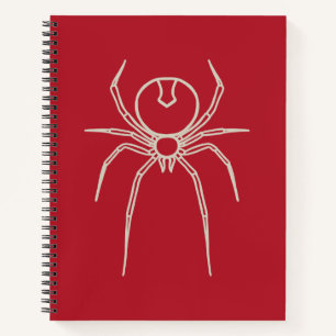 Carnet Araignée - Rouge de sang et Blanc d'os