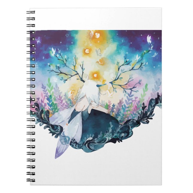 Carnet Arbre Art numérique Fairy (Devant)