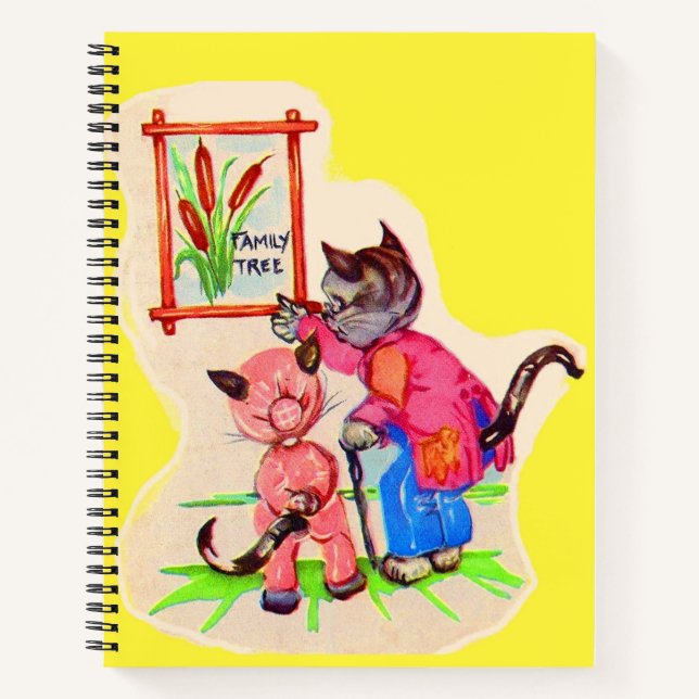 Carnet arbre de famille kitty cat (Devant)