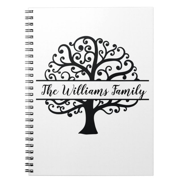 Carnet Arbre de famille personnalisé (Devant)