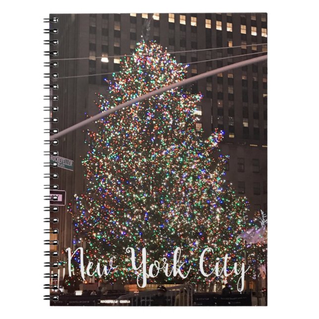 Carnet Arbre de Noël du Rockefeller Center de New York (Devant)