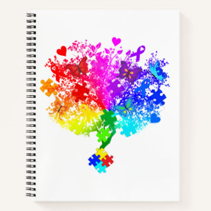 Carnet Arbre de spectre autistique