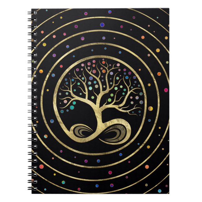 Carnet Arbre de vie - Spirale infini (Devant)