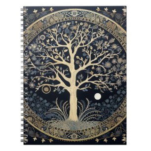 Carnet Arbre doré de la vie