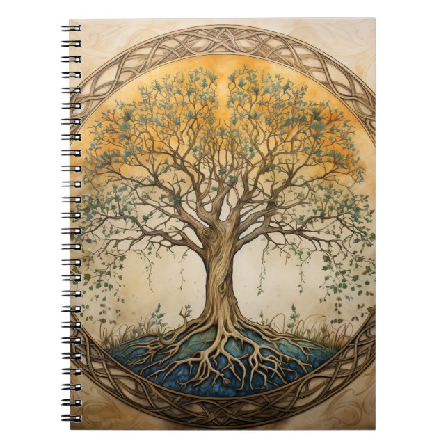 Carnet Arbre doré de la vie (Devant)