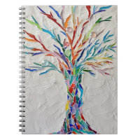 Arbre en mosaïque arc-en-ciel