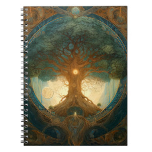 Carnet Arbre Magique De Vie Nature Surréelle Art