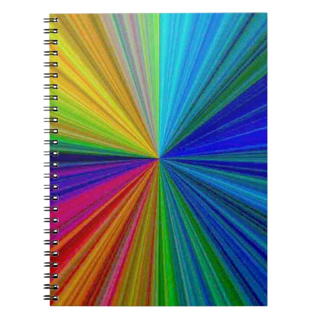 Carnet Arc arc-en-ciel circulaire (Devant)