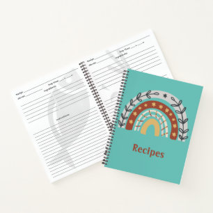 Carnet Arc en arc-en-ciel Boho Earth