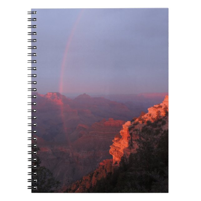 Carnet Arc-en-ciel de coucher du soleil de canyon grand (Devant)