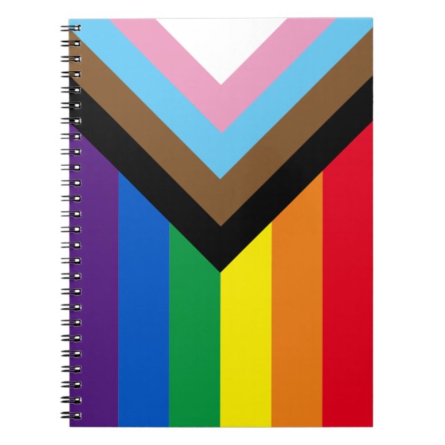 Carnet Arc-en-ciel Lgbtq drapeau de la diversité gay (Devant)
