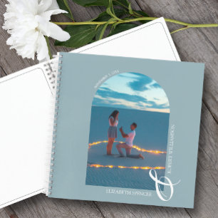 Carnet Arche photo moderne Arche bleu ardoise Mariage liv