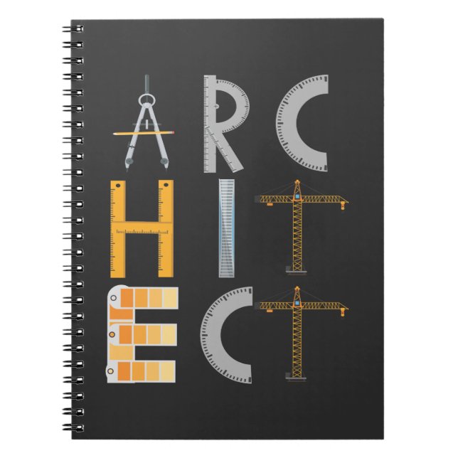 Carnet Architecte Cadeaux Étudiants en architecture (Devant)
