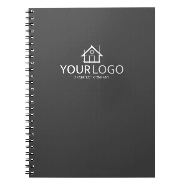 Carnet Architecte Entreprise Startup Business Logo Papier (Devant)