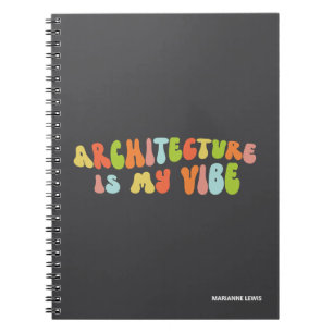 Carnet Architecture Est Mon Vibe, Super Rétro Architecte