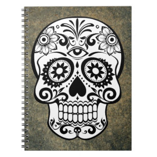 Carnet Ardoise à sucre noir et blanc