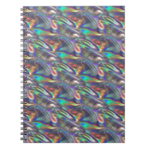 Carnet argent holographique