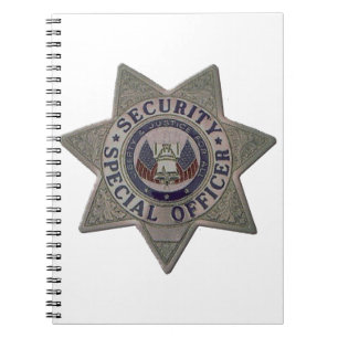 Carnet Argent spécial de dirigeant de sécurité